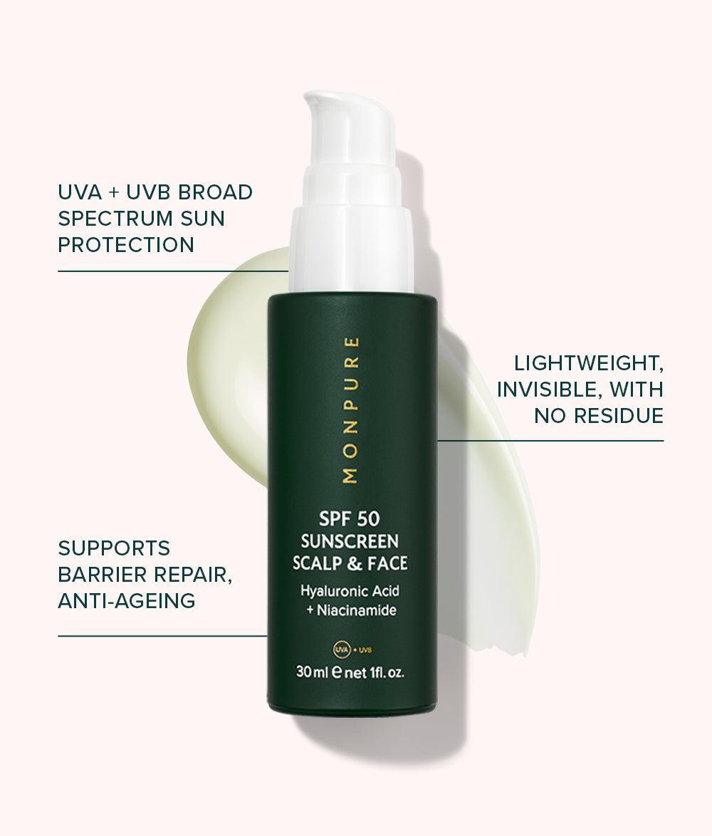 MONPURE SPF50 Sunscreen Scalp & Face