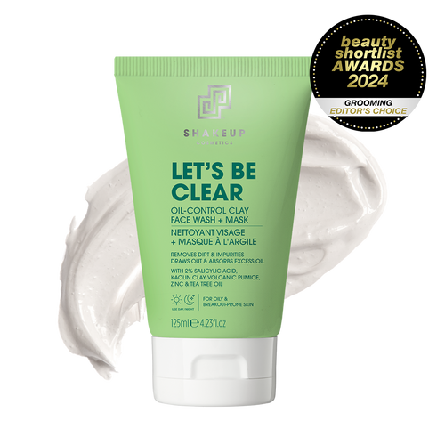 Shakeup Oil Control Clay Face Wash + Mask 125ml